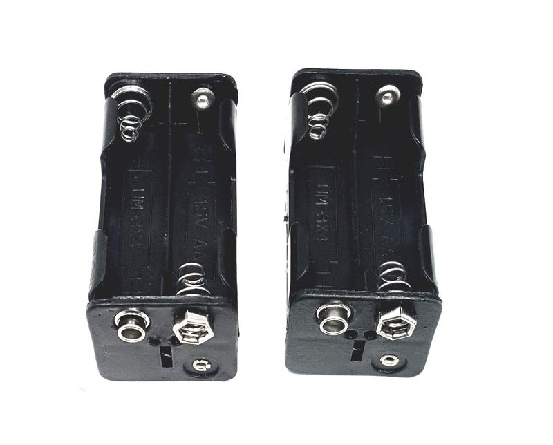 Corporate Computer Corpco 4 x AA Battery Holder with Standard snap Connector 6V Output Type BH343 2 Pack - Image 1